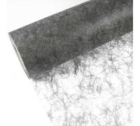 25 m sizo Flor® Original Chemin de Table pour 30 cm, Couleur : Gris argenté