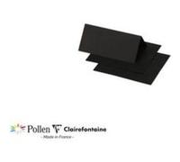 25 Marque-places Pollen - Noir - 85x80mm G