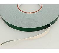 25 mètres, ruban double face épaisseur 1 mm, largeur 15 mm, matériau en mousse de polyéthylène, pour rail rail rail électrique