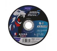 25 meules de tronçonnage plates Super Bleue 5 - 125 x 1,60 x 22,23 mm NORTON