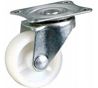 25 mm de diamètre Ensemble de roulettes pivotantes de meuble blanc massif