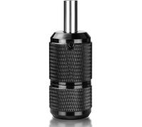 25 Mm Tattoo Handles Self-Lock Tattoo Machine Grip Tube Aluminium Alloy Tattoo Accessories For Tattoo Machine Supply (Black)