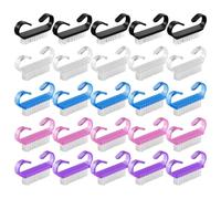 25 Morceaux De Petite Brosse À Corne, Brosse À Ongles, Mini Brosse À Ongles, Brosse À Ongles De Couleur, Brosse À Ongles Portable, Brosse À Ongles Avec Poignée.