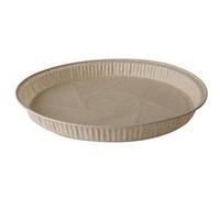 25 moules à tarte bio 24.6x2.3cm nature - papstar 87112 G