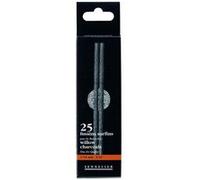 25 moyens fusains Ø 5 - 6 mm Noir G