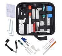 25 outils de réparation de guitare, outils d'entretien de guitare électrique, ensemble de réglage d'instruments de musique, complet multifonctionnel, étui de rangement portable, 500 g pour studio