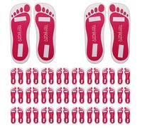 25 Paires Protège-pieds Jetables pour Bronzage par Pulvérisation | Accessoires Autobronzants en Carton, Précision Hygiénique pour Pieds et Semelles, pour Professionnels, Événements Spéciaux,