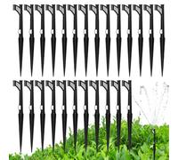 25 pcs 13 pouces enjeux d'irrigation en plastique pour la serre et le jardin, les supports de tuyaux d'égouttement sécurisés pour la stabilisation des tubes et la distribution précise de l'eau