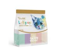 (25 pcs,Blended Flavors)Lanno Chicken Freeze-Dried Candy Cat Snacks Nutritious Chicken Fruit Flavored