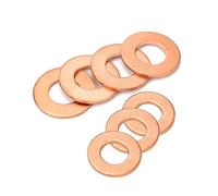25 pièce M16 Rondelle plate en cuivre rouge,16 * 22 * 4mm
