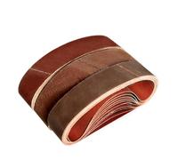 25 Pièces 330 * 30.0mm Bandes Abrasives 40-1000 Grains | Accessoires de polissage de Machine de ponçage de papier de verre for le polissage de ponceuse à bande(Red-p150)