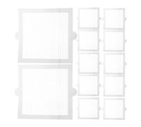 25 Pièces Autocollant de Bonde de Sol, Filtre Cheveux | Papier Blanc à Maille Fine, Pose Rapide, Résiste à L’eau, pour Salle de Bain et Bain des Animaux