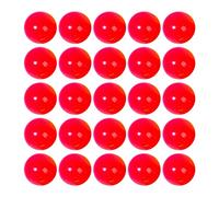 25 Pièces Balles de Bingo Boules d'Appel Accessoires Ouverture Directe Remplace de Loterie Tally Ball pour Bureau Grand Groupe Jeux, Rouge
