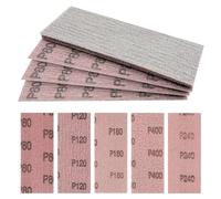 25 Pièces Bande Abrasive en filet 70x200 mm Autoagrippant Feuilles Abrasives Grain P80, 120, 180, 240 et 400 pour Poncer le bois, le Mastic, la Peinture, le Plastique