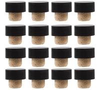 25 Pièces Bouchon T en Bois pour Bouteille de Vin, Réutilisable | ABS et Bois, Étanche sans Goût, Conserve L’arôme D’origine, Usage Maison