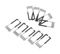 25 Pièces Clip à Ressort, Acier Inoxydable Noir | Résistance à Chaleur, Plastique, pour Découpes de Plafond et Intérieurs Résidentiels, Maintenance