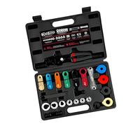 25 Pièces De Retrait De Tuyau En Aluminium Pour La Déconnexion Et La Conduite De Climatisation Dans Un Espace Restreint Poignées Étendues Pour Tirer Parti De L'outil De Déconnexion De Taille SAE