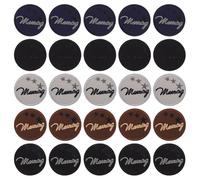 25 Pièces Écusson Brodé Anglais Thermocollant pour Jeans, Vêtements et | Feutre, Fil Brodé et Colle Thermofusible, Décoration Élégante, Réparation de Trous, pour Garçon Fille et Projets