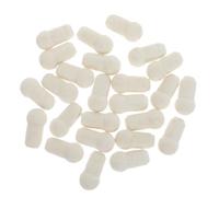 25 Pièces Embouts de Stylet en Feutre Blanc Compatibles | Pointes de Rechange Capacitives 8mm, Toucher Sécurisé, Usage Bureau et Prise de Notes