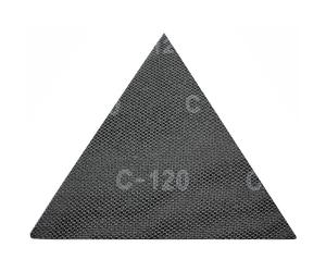 25 pièces feuilles abrasives velcro disques de ponçage grilles de ponçage papier abrasif triangulaires 285 x 285 mm pour ponceuse de plafond ponceuse de cloison sèche Einhell BT-SG 710 TE-DW 225 X