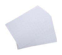 25 Pièces Film Protecteur Transparent Auto-adhésif | PVC Blanc, Pose sans Bulles, Étanche, Usage Extérieur et Milieux Humides, Feuille Moderne