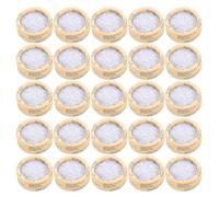 25 Pièces Filtre à Charbon Actif Rond Remplaçable, Triple Couche | Kraft Paper, Coton Filtrant et Coque Résistante à Chaleur, Installation sans Outil, pour Hottes