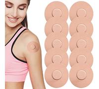 25 Pièces Freestyle Libre Adhésifs Patchs, Scettar Imperméable Patchs pour Freestyle Libre 1 2 & 3 Sensor-Le Centre du Pansements étanches Protecteur ne Colle Pas-Dure 14 Jours