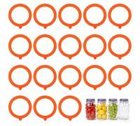 25 Pieces Joint bocaux en silicone pour Kilner, Joints de Rechange pour bocaux Mason, Joint e silicone souple et élastique, pour conserver la fraîcheur des aliments
