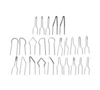 25 Pièces Kit de Pyrogravure sur Bois Pointes en Fer Remplaçables | Remplacement Rapide, Température Constante, pour Artistes et Artisans, Surfaces Bois et Gourdes, Argenté