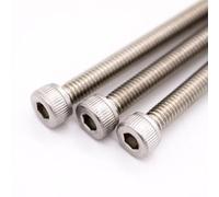 25 pièces M2.5 M3 non standard 304 A2 en acier inoxydable, capuchon à douille hexagonale, boulon tête Allen, petit diamètre de 3.8mm 4.5mm(M3x6mm)