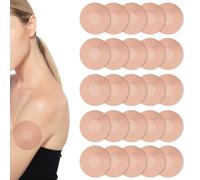 25 Pièces Patchs Adhésifs Compatibles avec Freestyle Libre 1 2 et 3, Patchs Imperméables pour Capteur Freestyle Libre, Hypoallergéniques Respirants Sans Colle au Centre, Tenue Longue 14 Jours