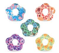 25 Pièces Patchs Adhésifs pour Dexcom G7, Imperméables Sur Patch avec Trou Protecteur de Capteur Patch de Moniteur de Glycémie Fleur Ruban Adhésif Autocollant pour Dexcom G7 (5 Styles)