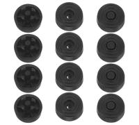 25 Pièces Patins Anti Vibrations pour Boîtier Pieds à Enfoncer | Plastique Noir, Support Stable et Antidérapant, du Bruit, pour Bureau et Maison