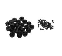 25 Pièces Pieds de Support pour Boîtier D’ordinateur, , Plastique | Antidérapants et Amortissants, Surface Texturée, pour Bureau en Verre ou Pierre Polie, Usage Professionnel