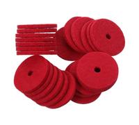 25 Pièces Rondelle Feutre Rouge pour Axe de Bobine, Id 0,16 Pouce