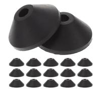 25 Pièces Rondelles D’étanchéité M6, Caoutchouc Noir | Forme Conique, Remplacement Rapide, Réparation Plomberie Salle de Bain, Lot de Secours pour Entretien