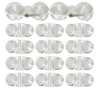 25 Pièces Sonnette D’Alarme de Pêche à Double Cloche, Clip-on | Ligne et Canne à Pêche, Installation Rapide, Usage de Jour Bateau, Pratique pour Pêcheurs Multi-canne