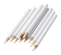 25 Pièces Stylo pour Nail Art, Crayon en Bois Cire Adhésive | Pointe Précise pour Gemmes, Prise Confortable, Blanc, Outil Manucure Diy, Fournitures Décoratives