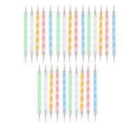 25 pièces stylos à points pour Nail Art outil de pointage professionnel à double extrémité pour la conception des ongles vernis gel manucure utilisation en salon à domicile