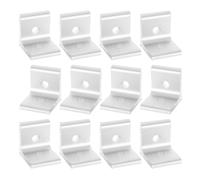 25 Pièces Support en Profilé D'aluminium 4040, Angle L à Double | Aluminium Argenté, Installation Facile, Usage Bricolage et Rénovation Maison, Design Polyvalent, Solide et Léger