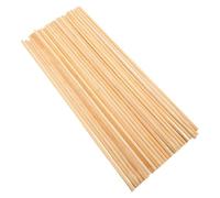 25 Pièces Tiges de Cheville en Bambou Rondes, Bâtons Artisanaux