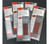 25 Piranha X31016 115Mm X 280Mm 1/2 Clip Fit Super Feuilles De Ponçage 150G