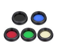 25 po/31.Ensemble de filtres de télescope de 1.7 mm,Ensemble de filtres d'objectif Couleur, Filtre de Couleur d'objectif d'oculaire de télescope pour Lune, Jupiter, Mars, Saturne, amas d'étoiles