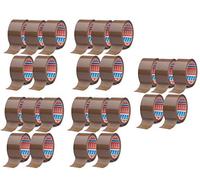 25 rouleaux de ruban adhésif tesa® brun 66 m x 5 cm