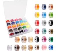 25 Rouleaux Fils Cirés Coloré Cordon de Cirée Coton Fil Tressé Cordon Ciré pour Bracelet en Polyester Cordon Coton Ciré Bobine de Fil Coton Cire pour Bricolage Artisanat Colliers,fils bracelet