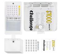 25 Savings Tracker Book Défi d'économie d'argent | Fun Easy 1000 en espèces Planificateur d'économie pour budgets, reçus et organisation des factures, idéal pour les étudiants de l'univers