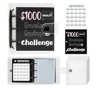 25 Savings Tracker Book Défi d'économie d'argent | Fun Easy 1000 en espèces Planificateur d'économie pour budgets, reçus et organisation des factures, idéal pour les étudiants de l'univers