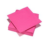 25 Serviettes airlaid Rose Fuchsia FSC® - 40x40cm