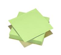 25 Serviettes Vert Anis airlaid FSC® - 40x40cm