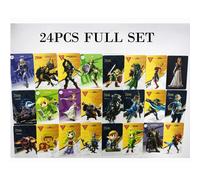 25 Set complet ZELDA BREATH OF THE WILD NFC PVC TAG Card pour Switch Wii U, 20 Coeurs WOLF LINK x 2